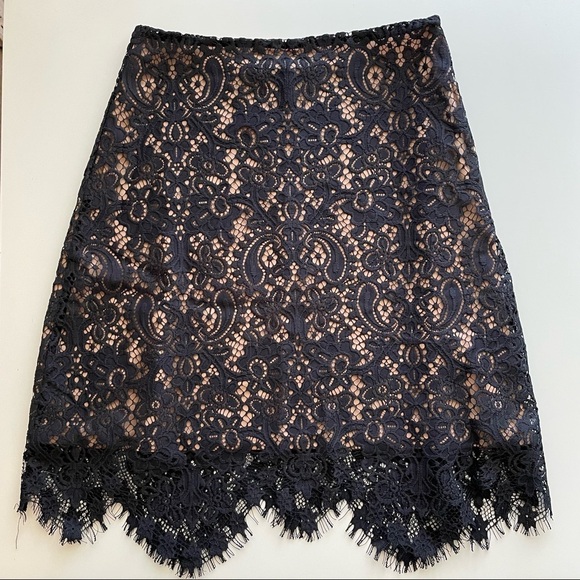 For Love & Lemons Black Lace Skirt - Picture 2 of 4